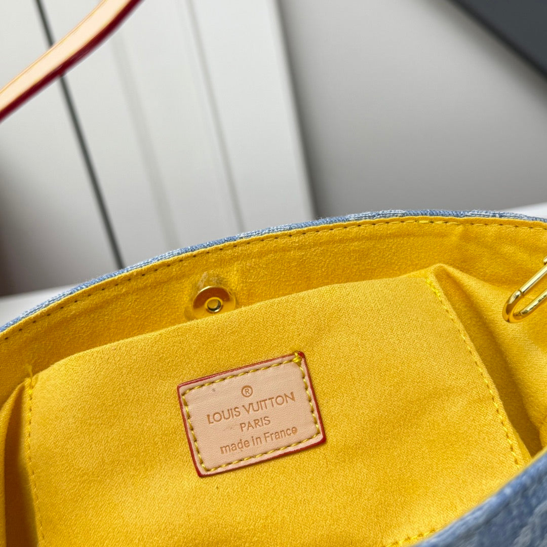 LV BB Denim Blue Shoulder Bag