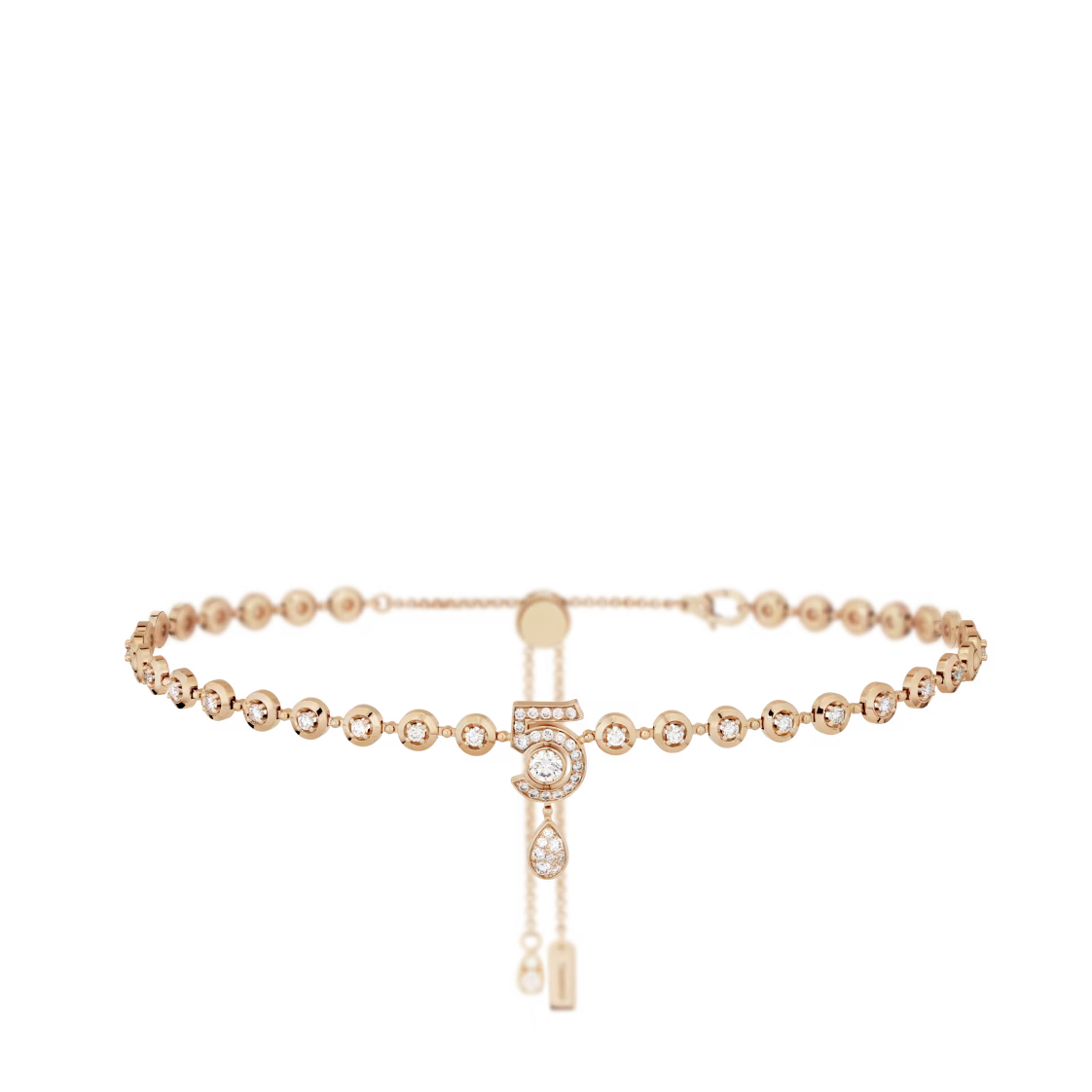 Chanel Eternal N°5 Diamond Line Necklace