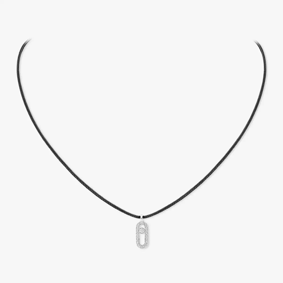 Messika CARE(S) Cord Pavé Necklace Diamond Necklace