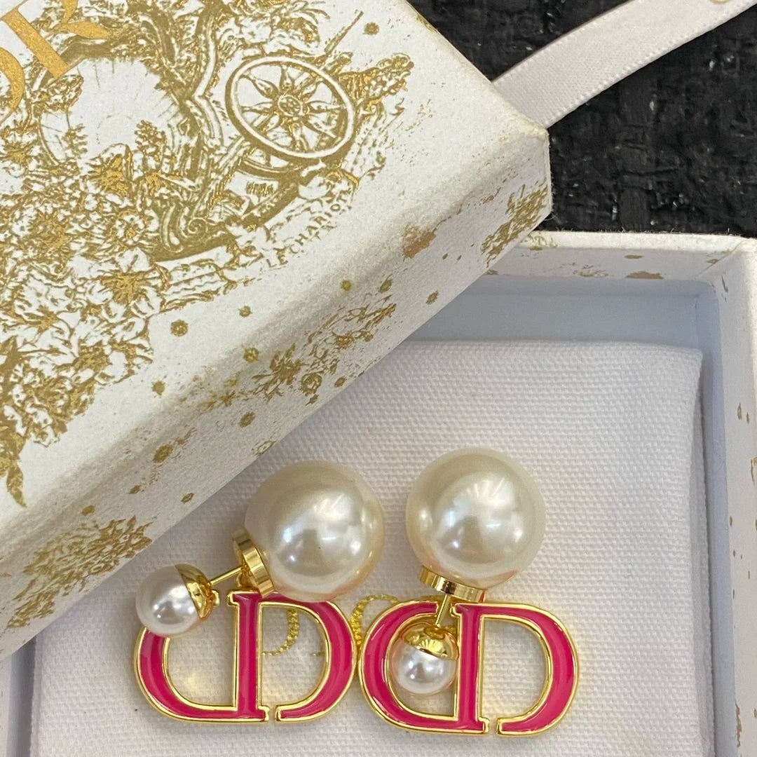 Dior Pink Earrings