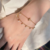 Mini Teardrop Pearl Pendant Bracelet