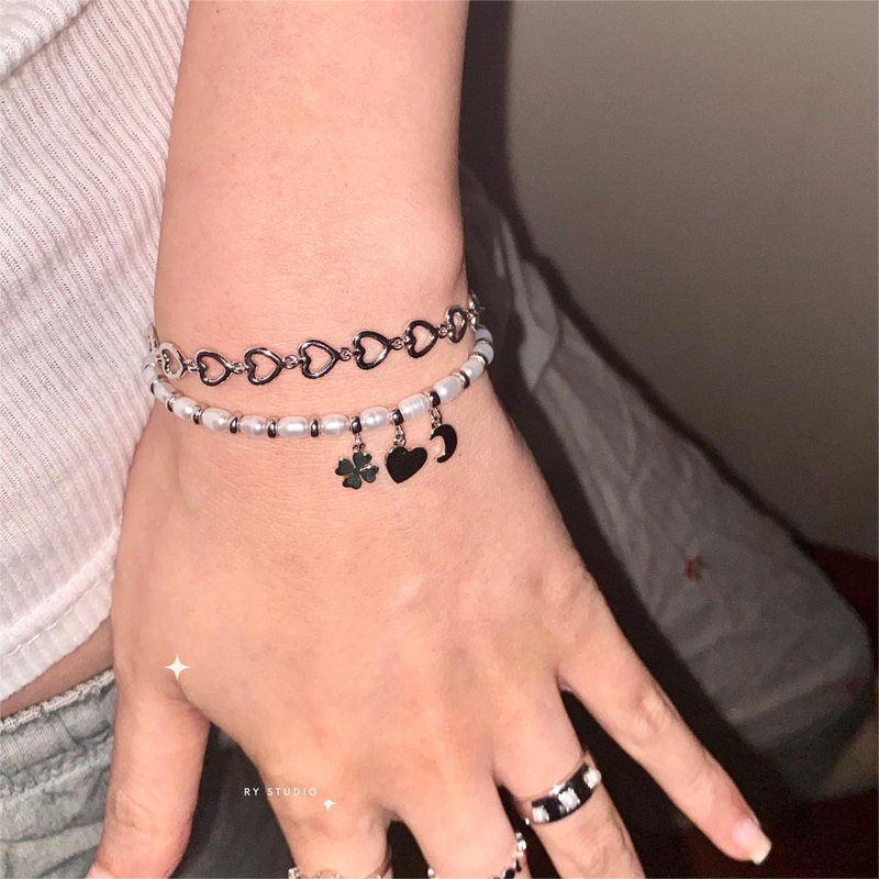 Pearl Charm Bracelet