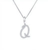 Initial Moissanite Necklace