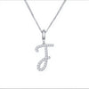 Initial Moissanite Necklace
