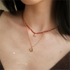 Heart Pendant Star Necklace