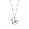 Pony Moissanite Necklace