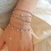 Mini Teardrop Pearl Pendant Bracelet