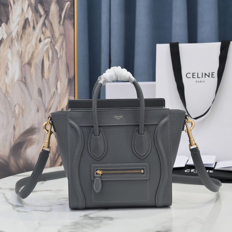 Celine Luggage（深灰色）迷你款
