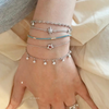 Mini Teardrop Pearl Pendant Bracelet