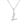 Initial Moissanite Necklace