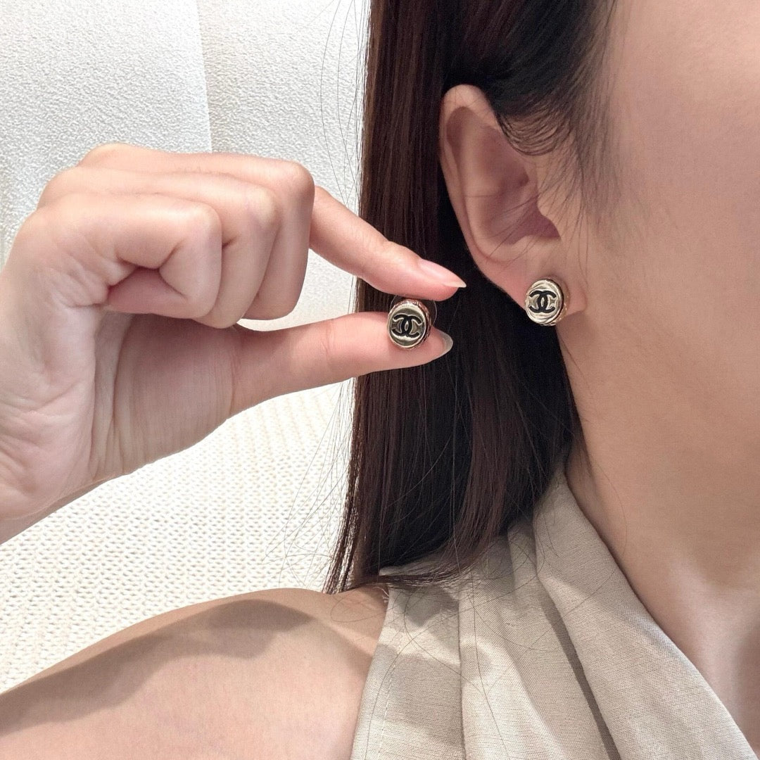 Chanel Button Stud