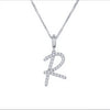 Initial Moissanite Necklace