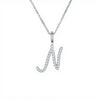 Initial Moissanite Necklace