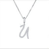 Initial Moissanite Necklace