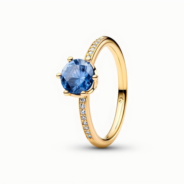 潘多拉闪耀皇冠单钻戒指