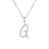 Initial Moissanite Necklace