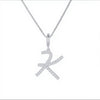 Initial Moissanite Necklace