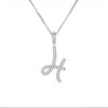 Initial Moissanite Necklace