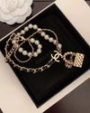 Chanel Leather Gold Bag Necklace