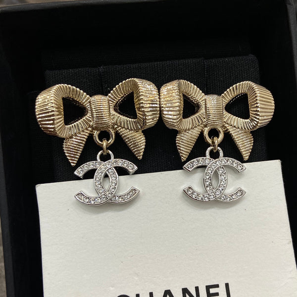 Chanel Bowknot Earrings