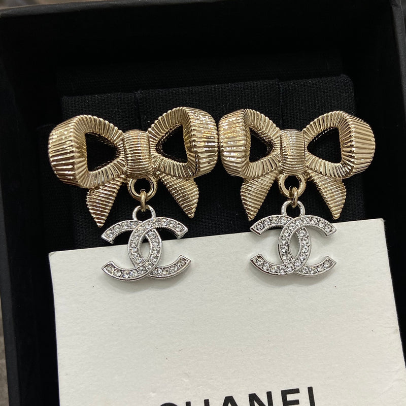 Chanel Bowknot Earrings