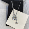 Celine Triumphal Arch Pendant Necklace