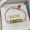 Dior Letter Rope Bracelet