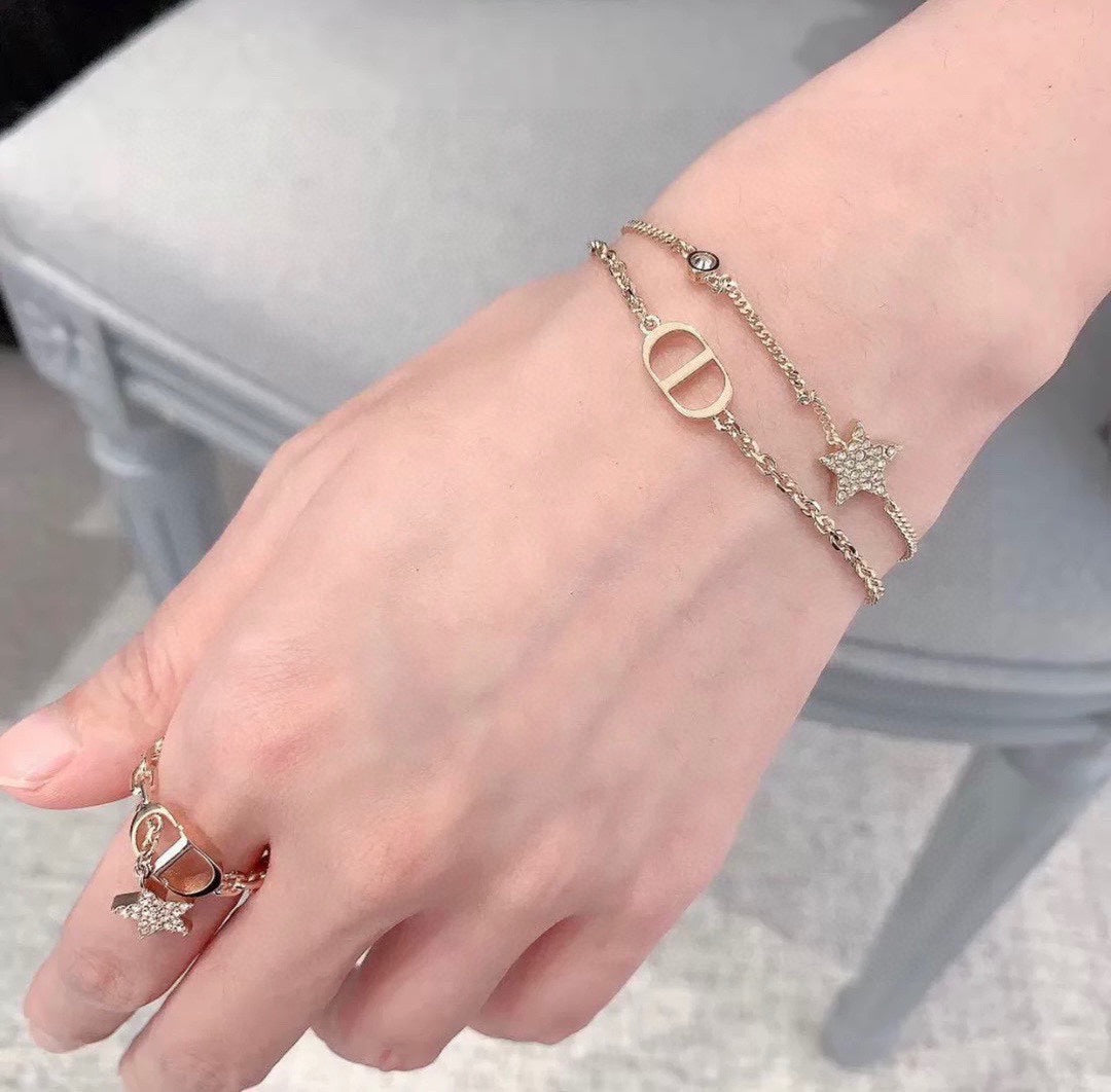 Dior Double Chain Bracelet