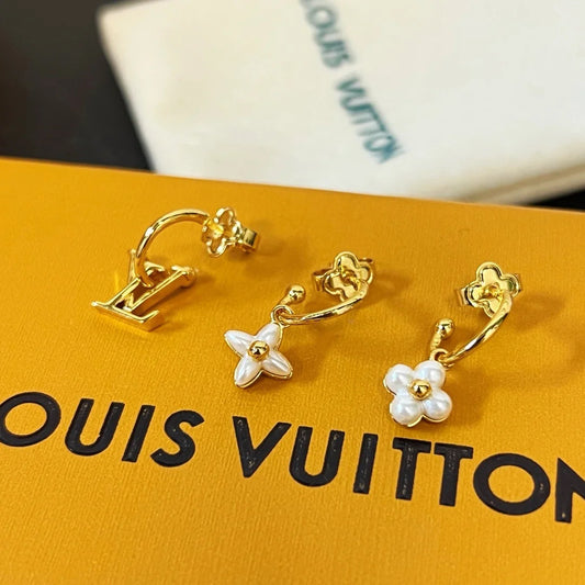 LV Flower Earrings