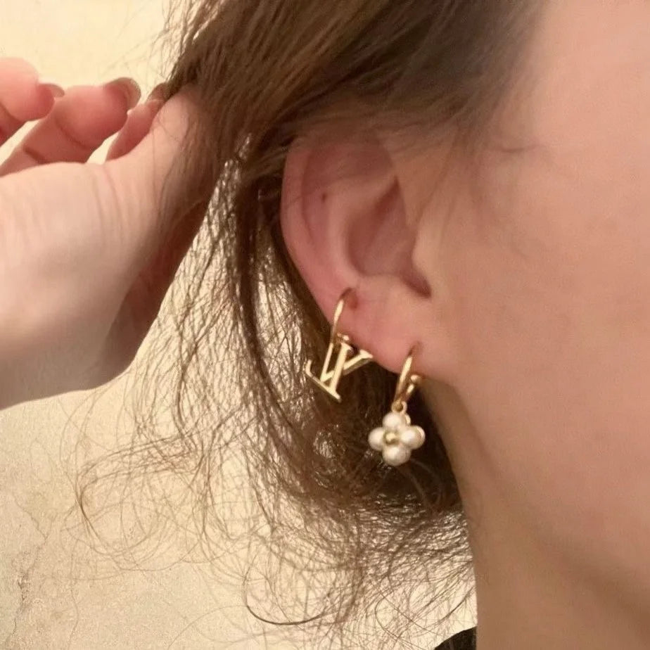 LV Flower Earrings