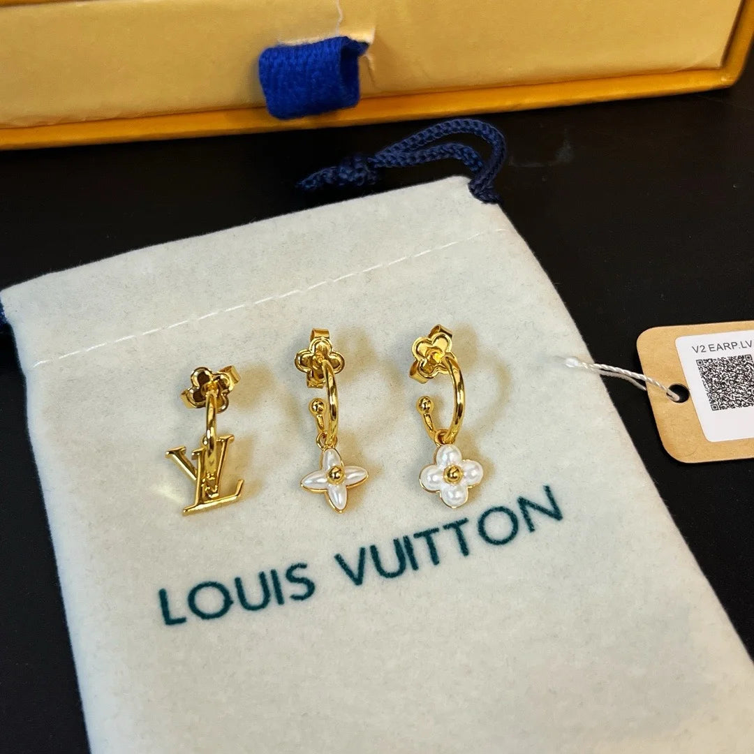 LV Flower Earrings