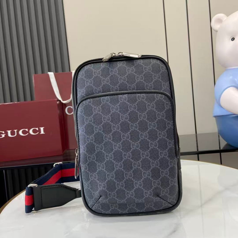 Gucci Black Small GG Crossbody Bag