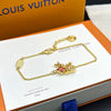 Gucci Pink Diamond Necklace Bracelet