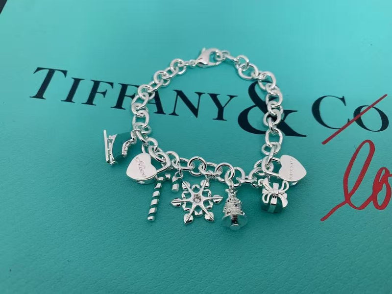 Tiffany Xmas Pendant Bracelet