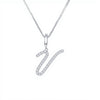 Initial Moissanite Necklace