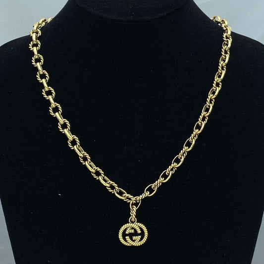 Gucci Cuban Necklace Bracelet