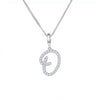 Initial Moissanite Necklace