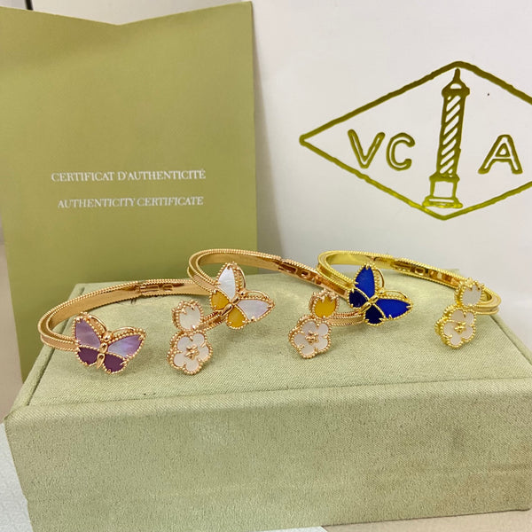 VCA Butterfly Bangle