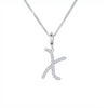 Initial Moissanite Necklace