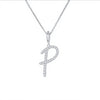 Initial Moissanite Necklace