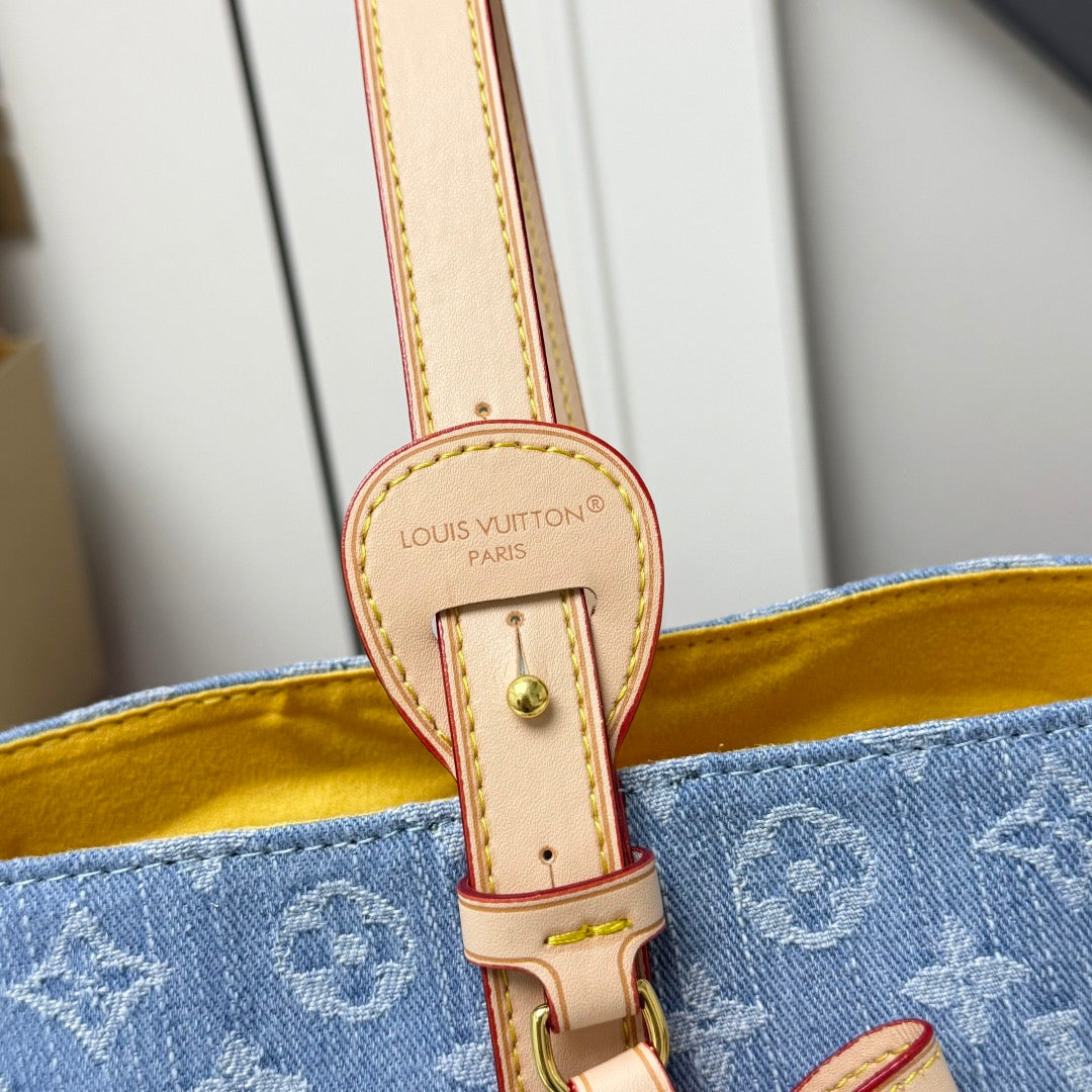 LV BB Denim Blue Shoulder Bag