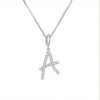 Initial Moissanite Necklace