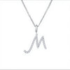 Initial Moissanite Necklace