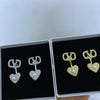 Valentino Heart Diamond Earrings