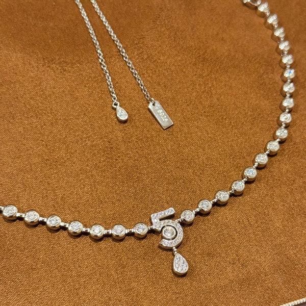 香奈儿5号钻石项链手链