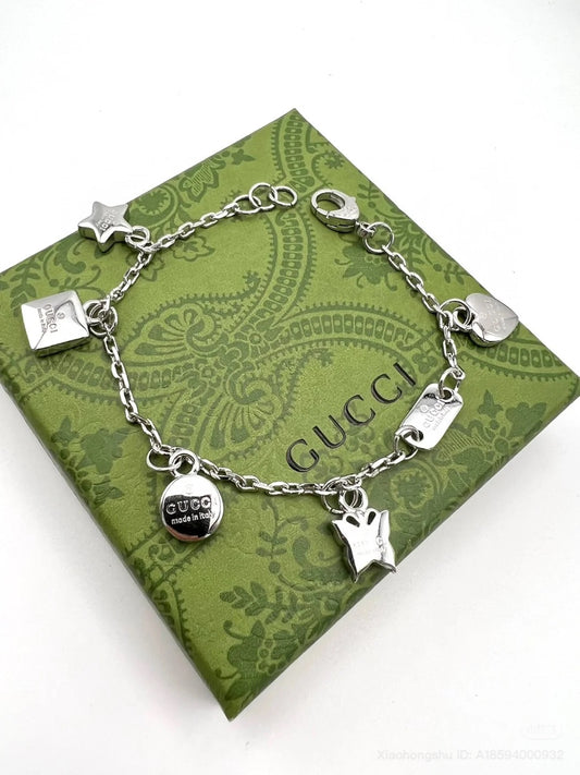 Gucci Five Pendants Bracelet