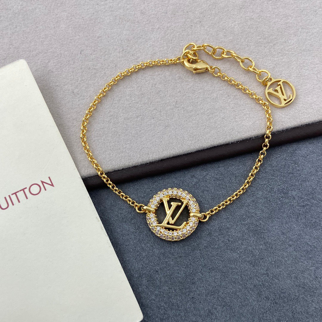 LV Letter Bracelet
