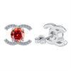 Chanel Colored Moissanite Earrings