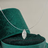 1 Carat Marquise-Shaped Mermaid Tears Moissanite Pendant Necklace