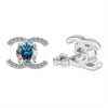 Chanel Colored Moissanite Earrings